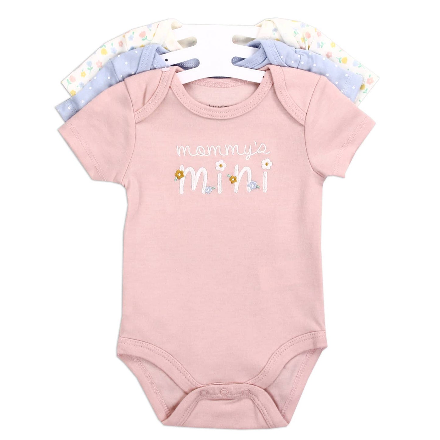 BABY VIEWS Girls Newborn 3-Pack Onesie Set