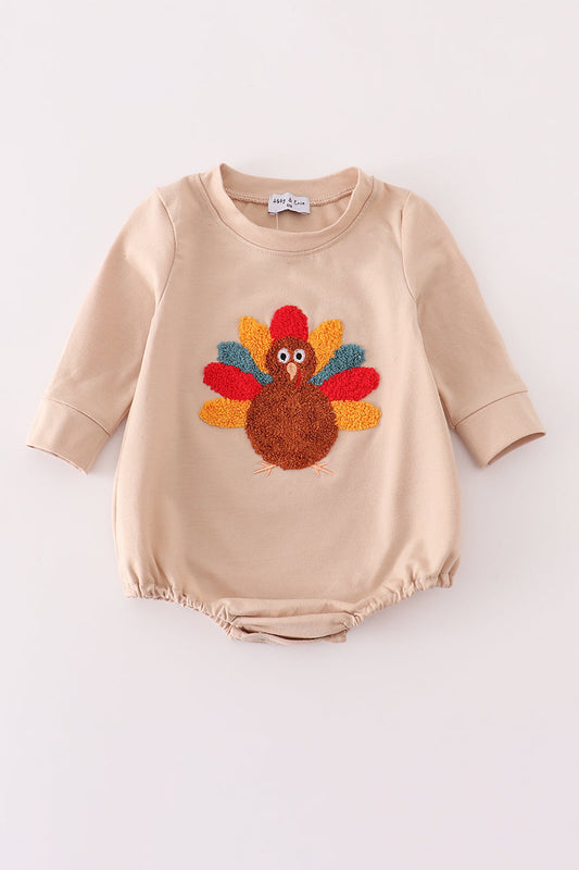 Beige turkey french knot bubble