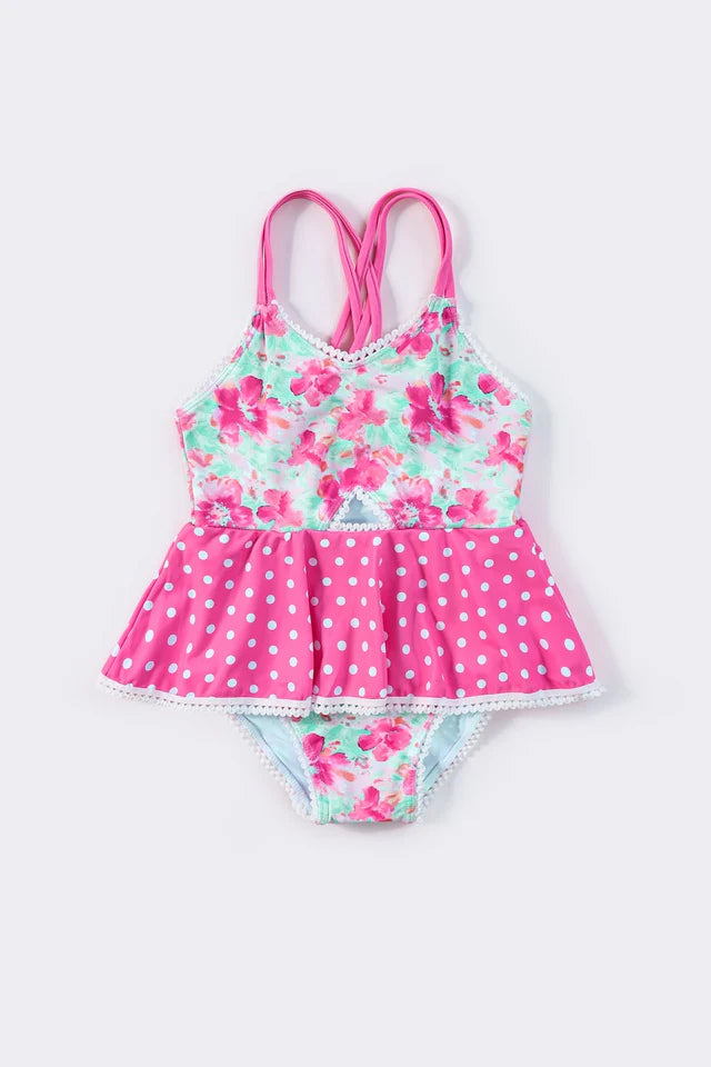 Blossom Breeze 1pc Swimsuit