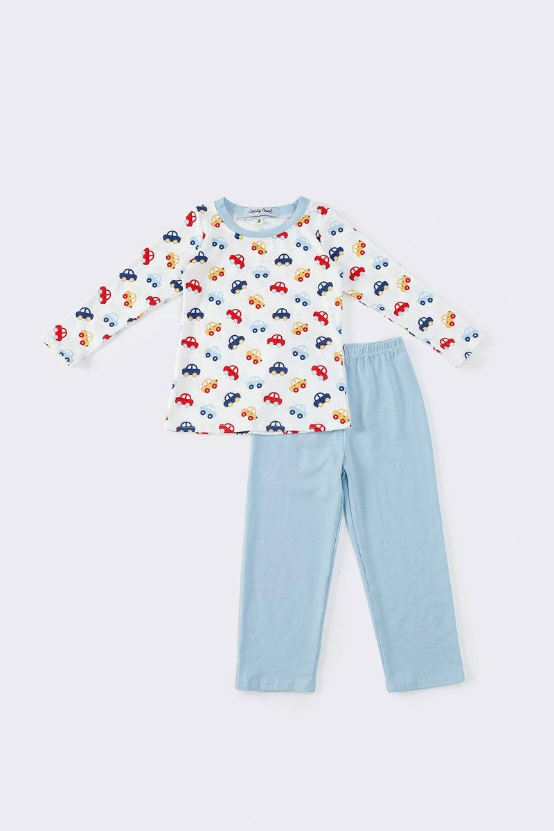 Blue car boy set