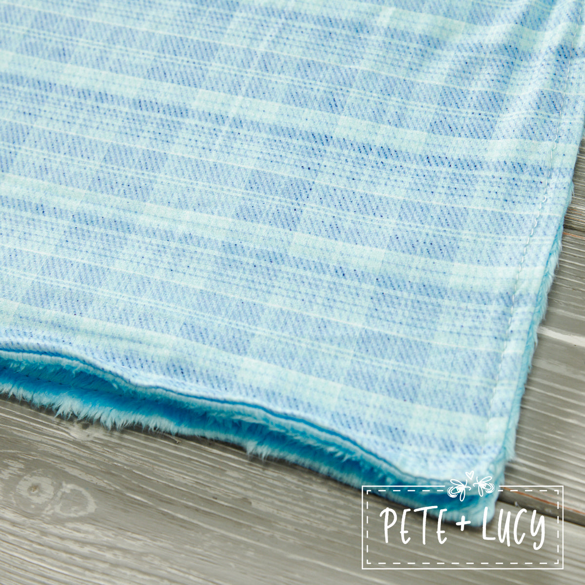 Country Denim Minky Blanket