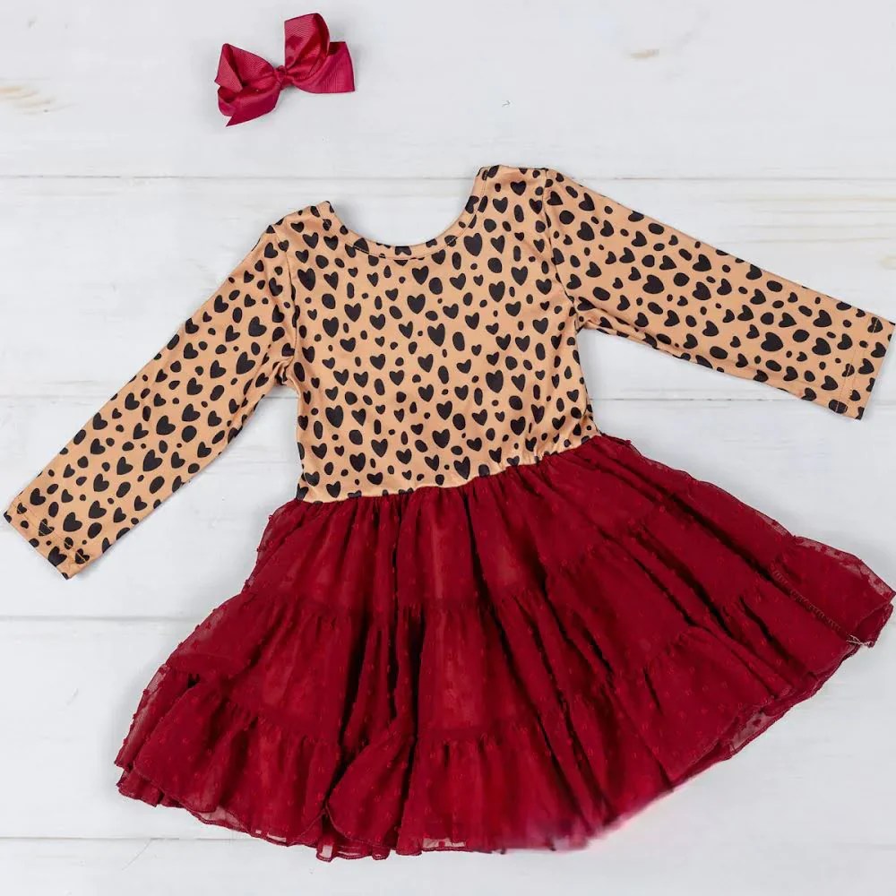 Heart of a Maroon Dress