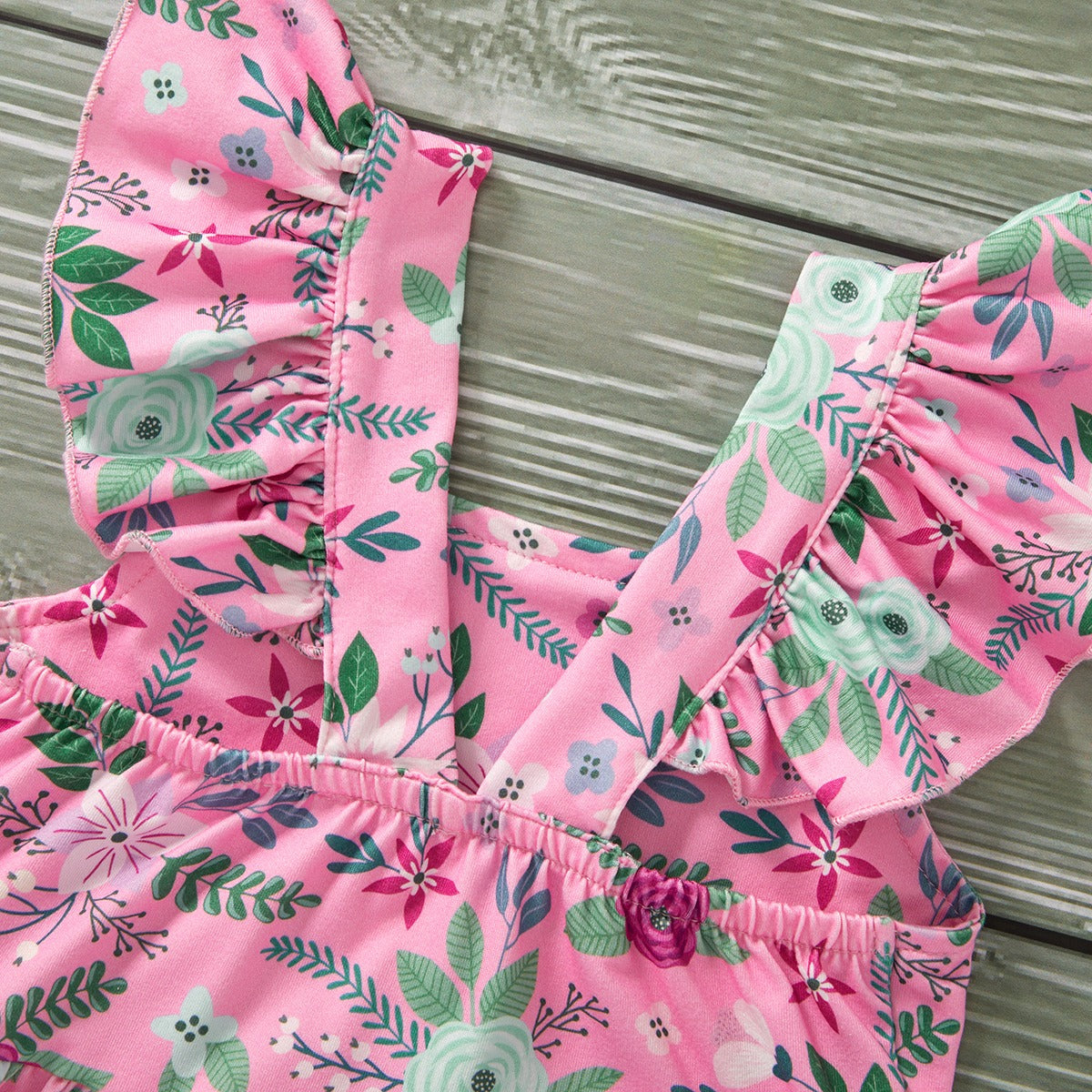 Raspberry Petals 2pc Short Set