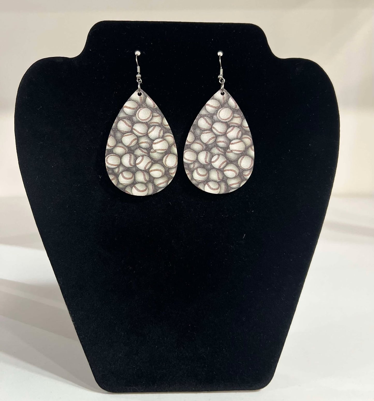 All the Baseballs Teardrop Earrings 060