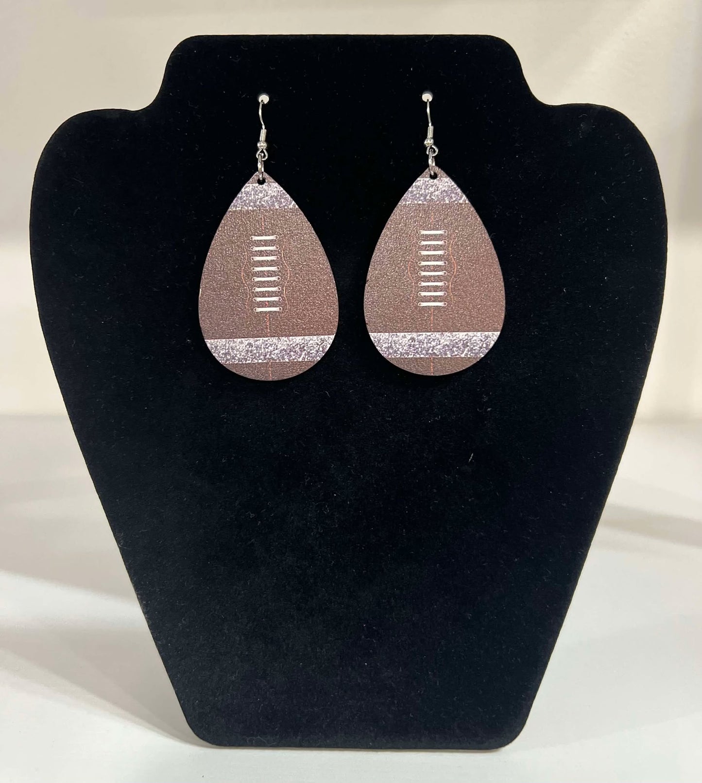 Football Teardrop Earrings 061