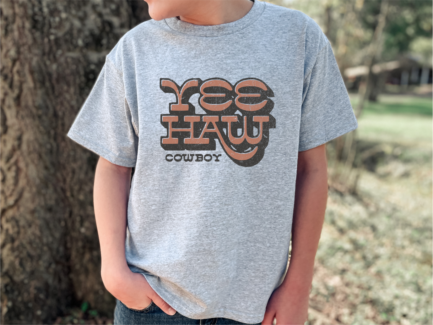 Yee Haw Cowboy Western Graphic T-shirt