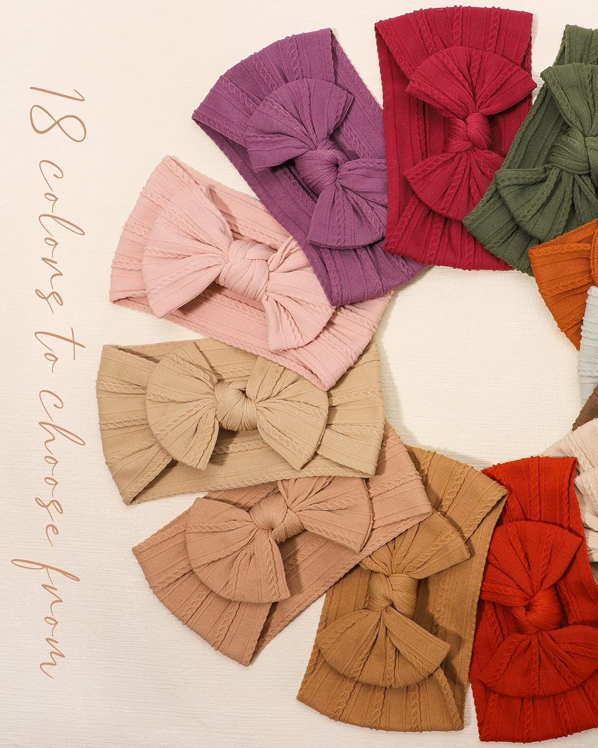 Baby Nylon Bow Headbands