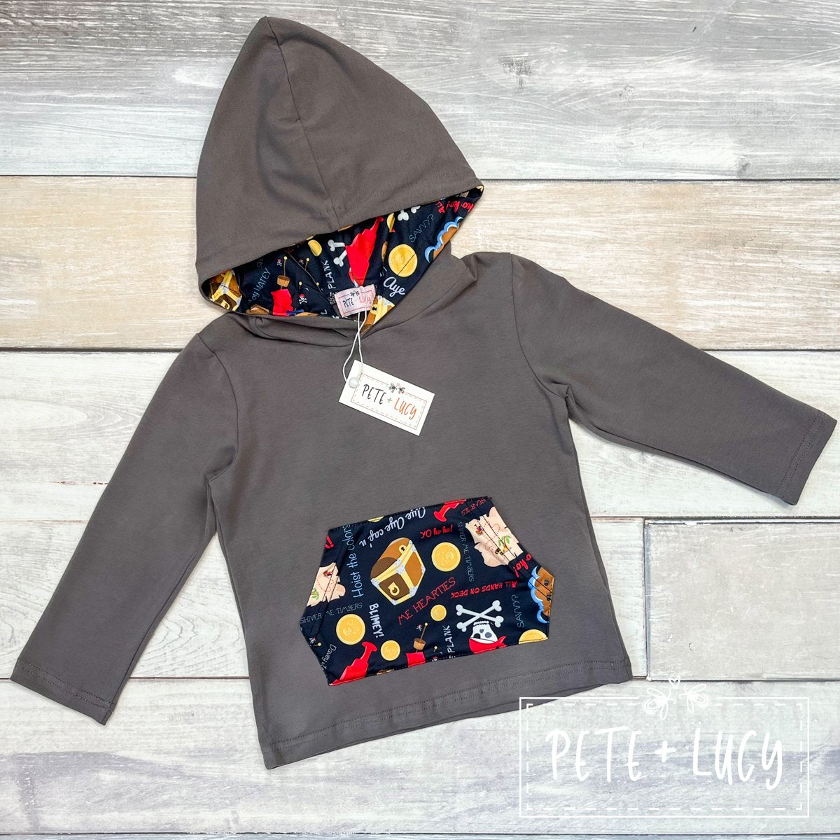 Fun Pirates Boy Hoodie
