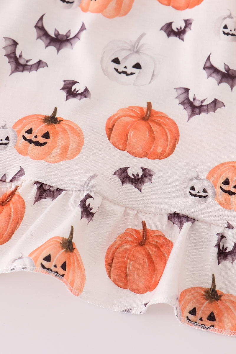 Black pumpkin print Dress