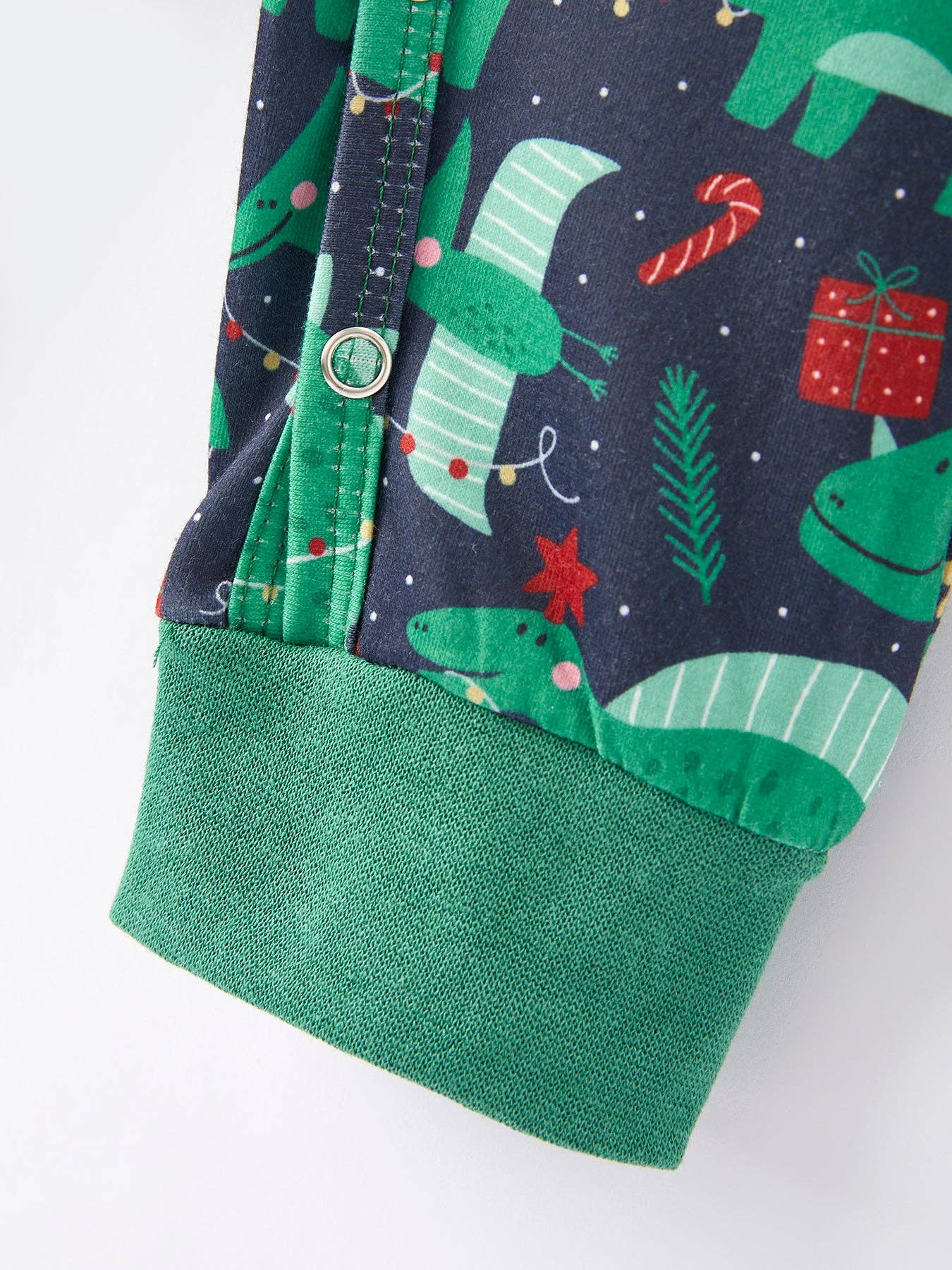 Boys Christmas Dinosaur Romper