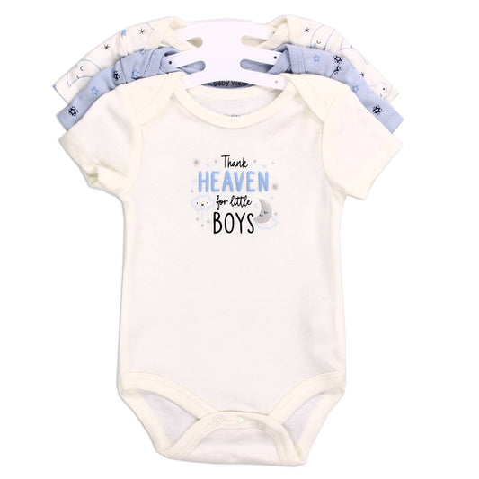 BABY VIEWS Boys Newborn 3-Pack Onesie Set