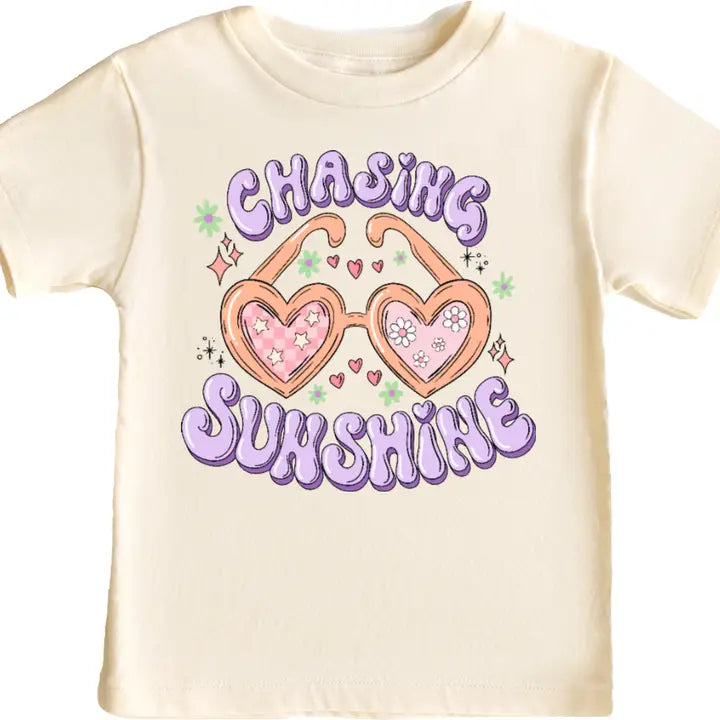 Chasing Sunshine Girls Summer Tee Shirt