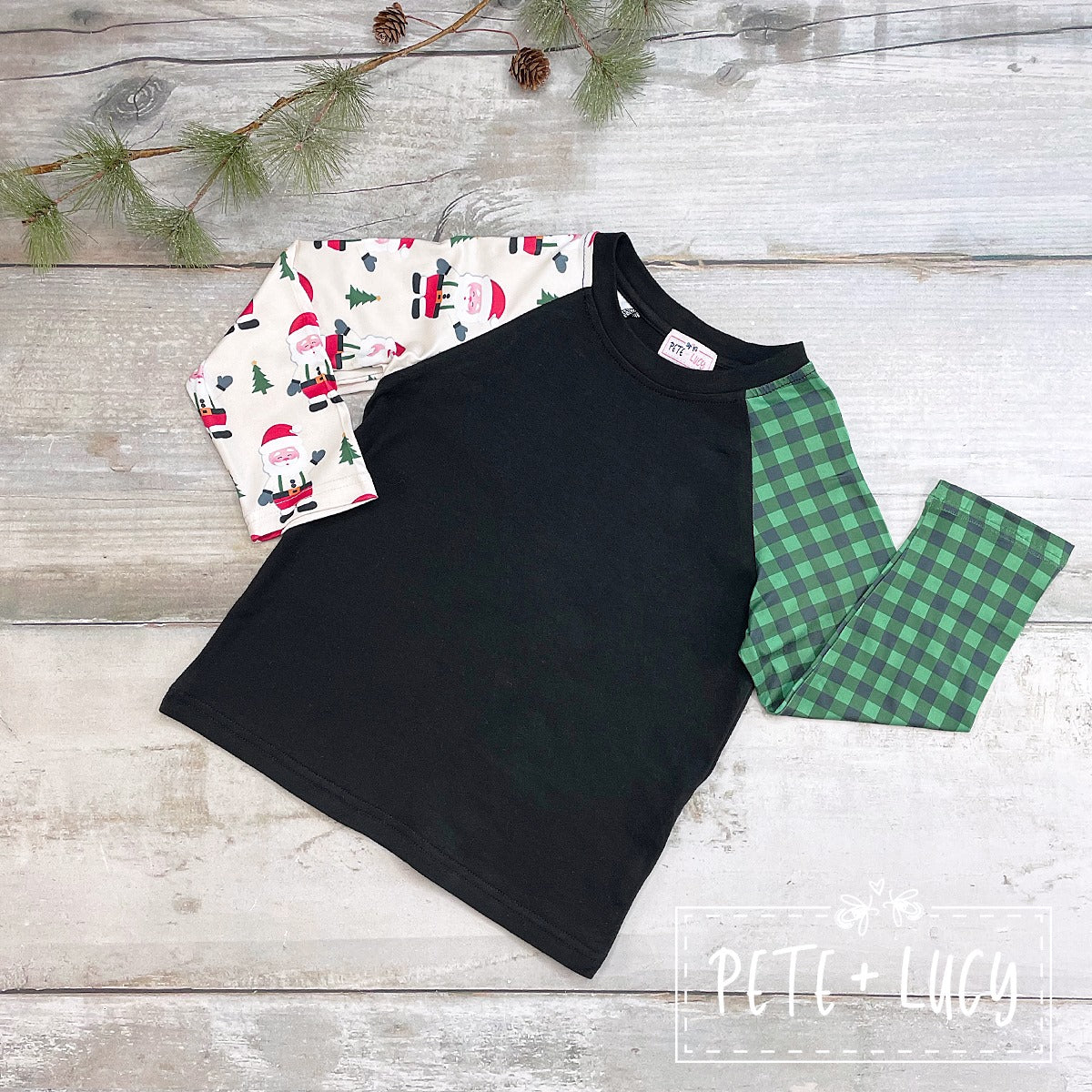 Hello Santa Boys Long Sleeve Shirt