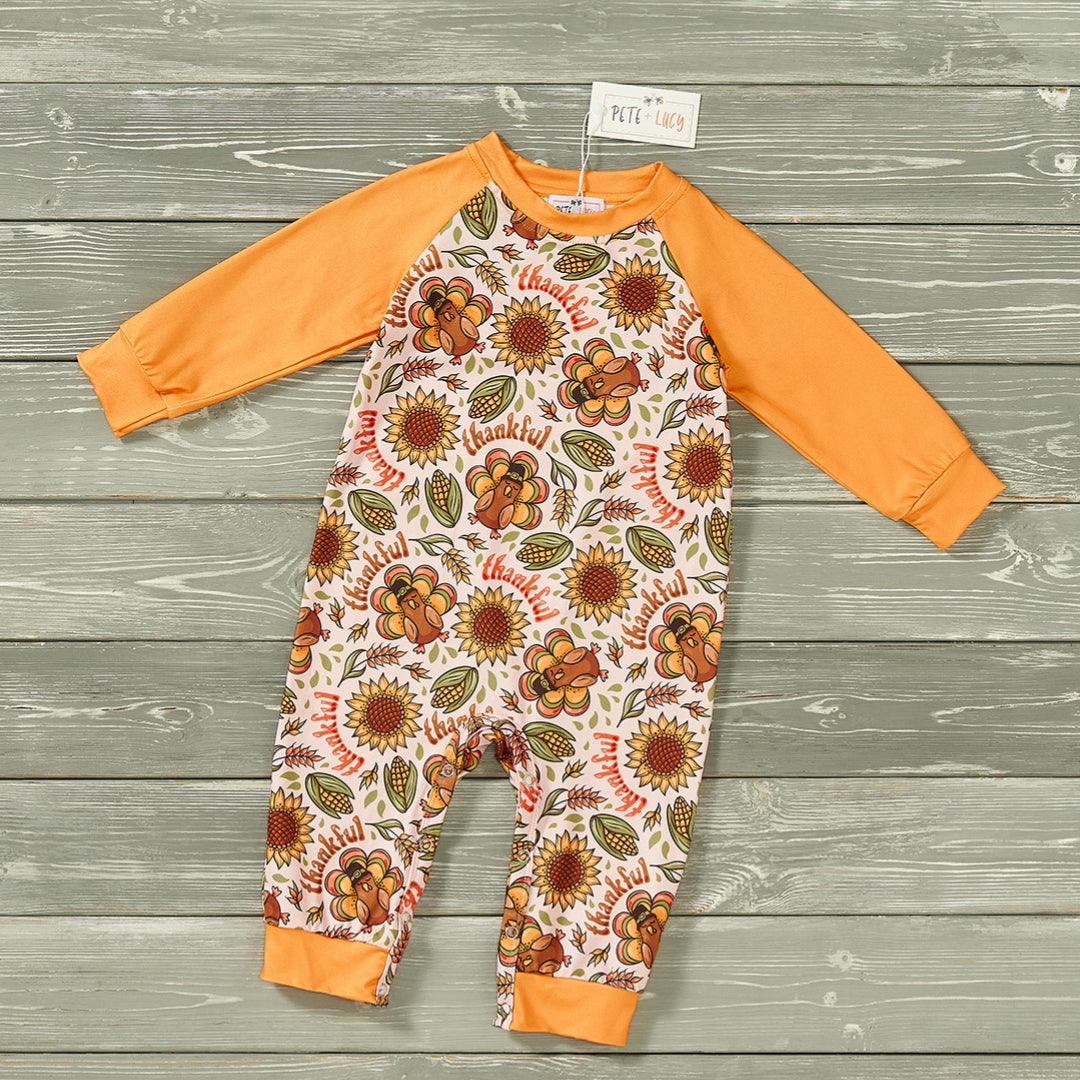 Turkey Time Boy Romper