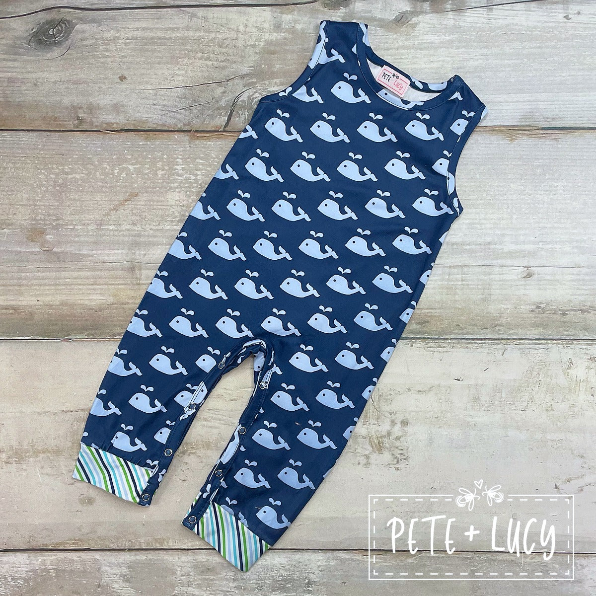 Whale of a Time Boys Romper
