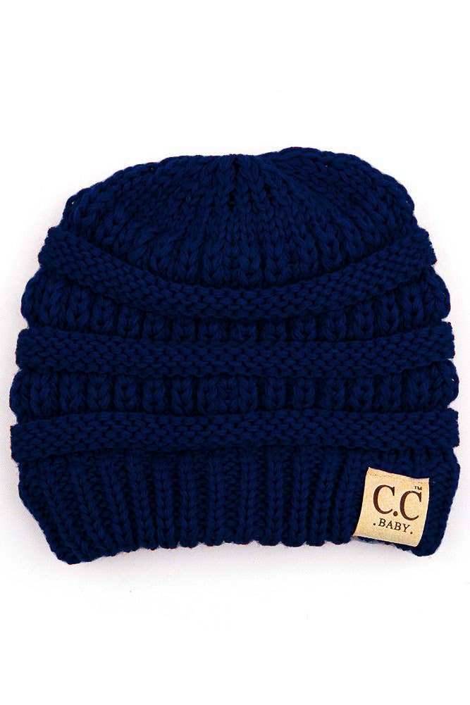 C.C Baby Solid Color Knit Beanie