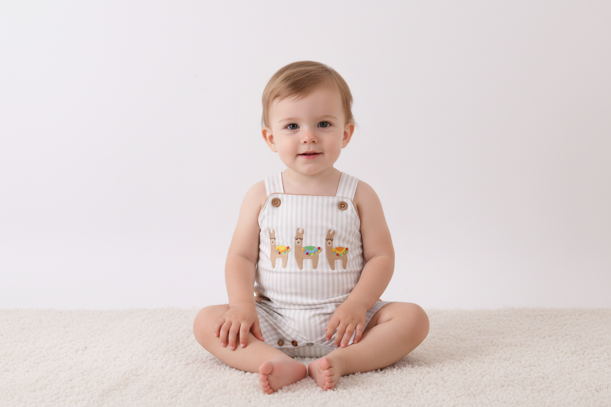 Brown alpaca embroidery jonjon