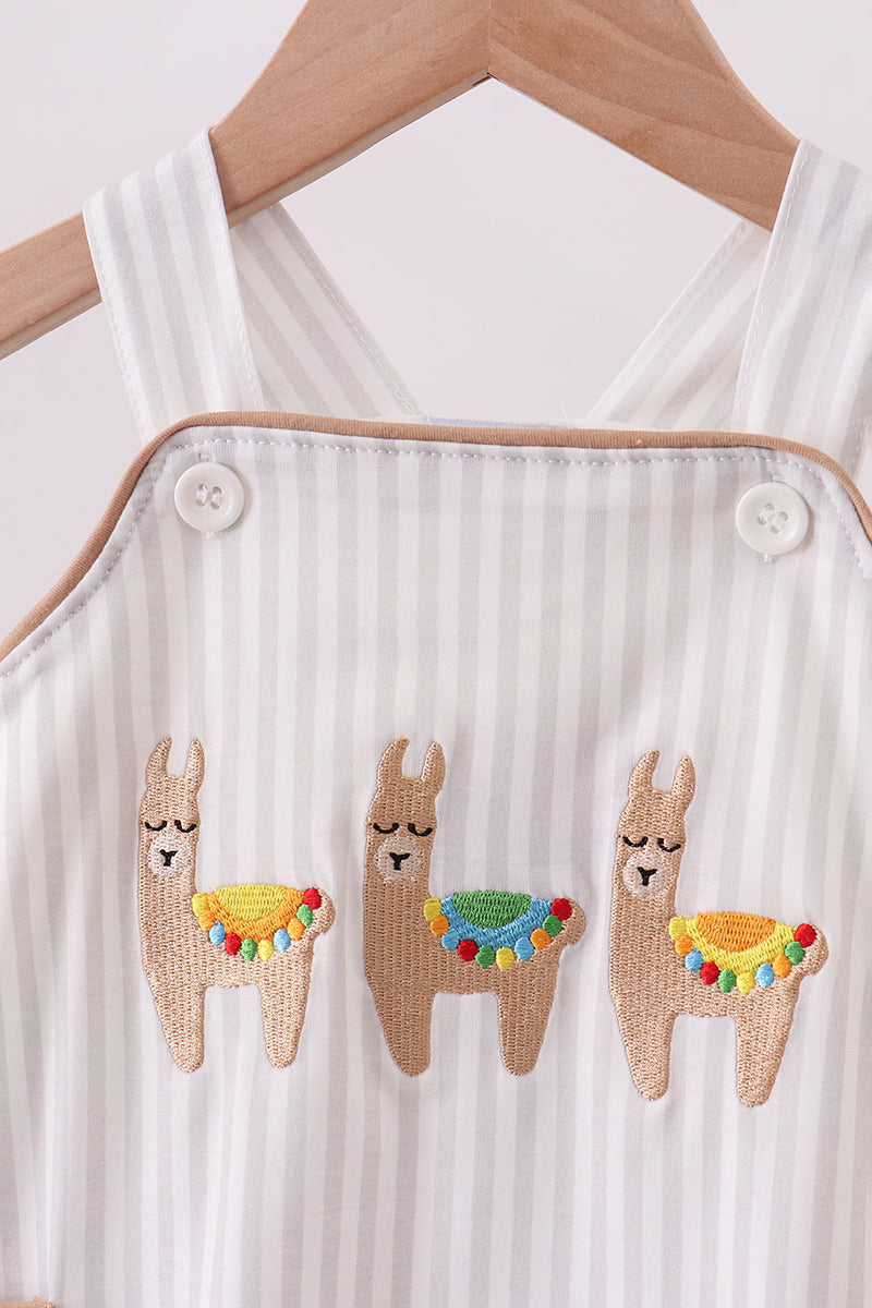 Brown alpaca embroidery jonjon