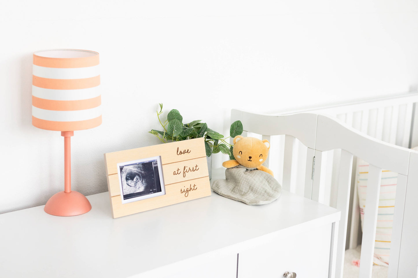 Love At First Sight Sono Plaque Frame, Baby Nusery