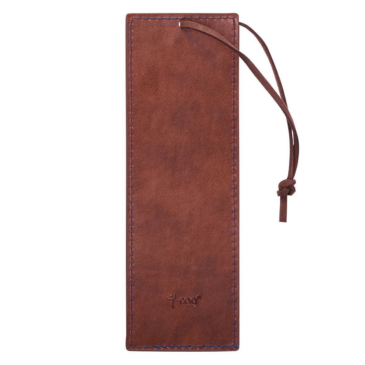 Faithful Servant Blue Faux Leather Bookmark - 2 Chronicles 1