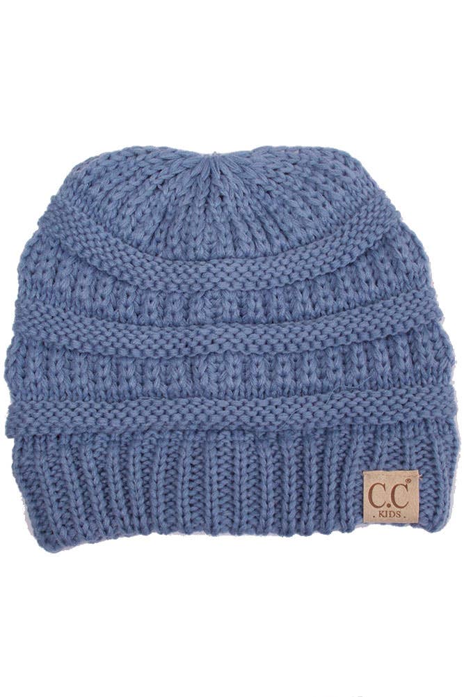 C.C Kids Solid Classic Knit Beanie