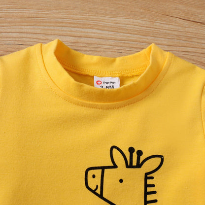 Baby/Toddler Unisex Childlike Animal Long-sleeved Shirts