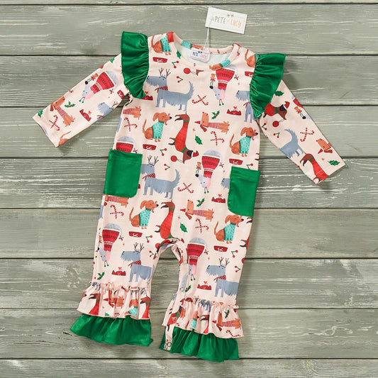 We Woof You a Merry Christmas Romper