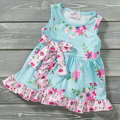 Vintage Floral Girl Infant Romper