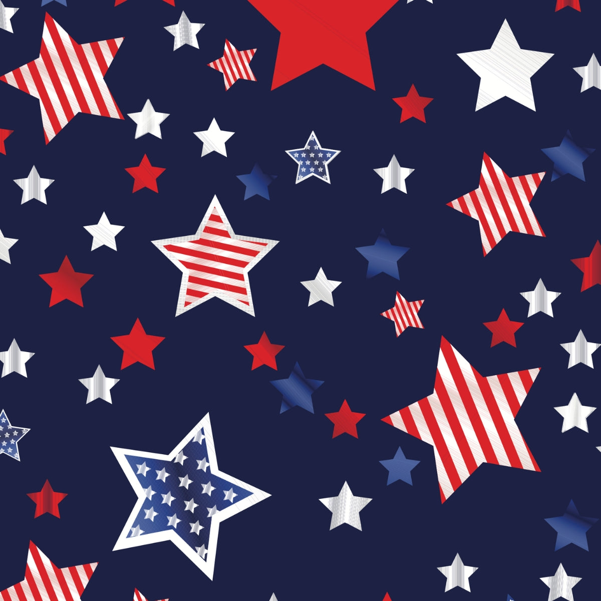 Star Spangled Doggy Bandana