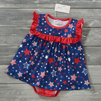 Star Spangled Infant Romper