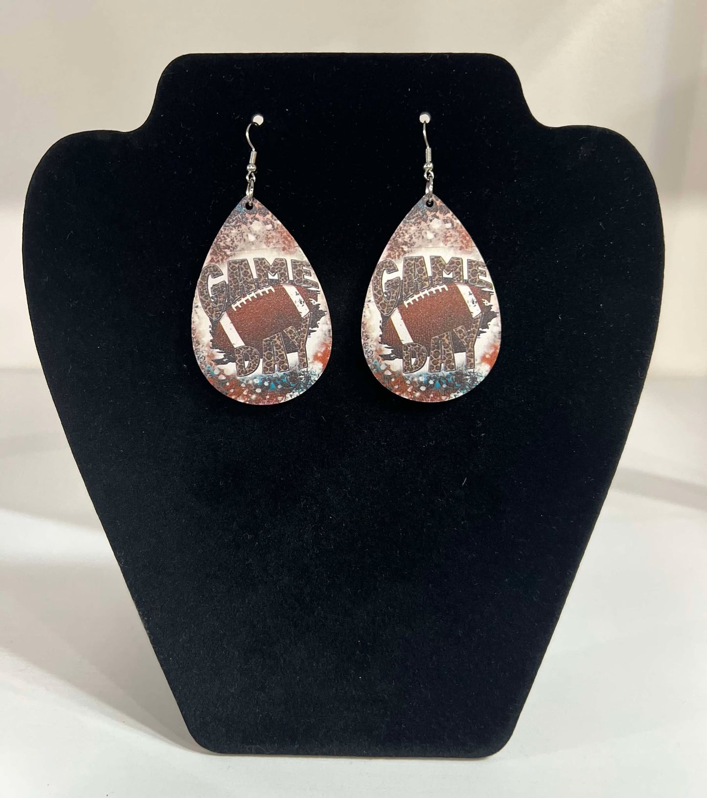 Football 'Game Day' Teardrop Earrings 056