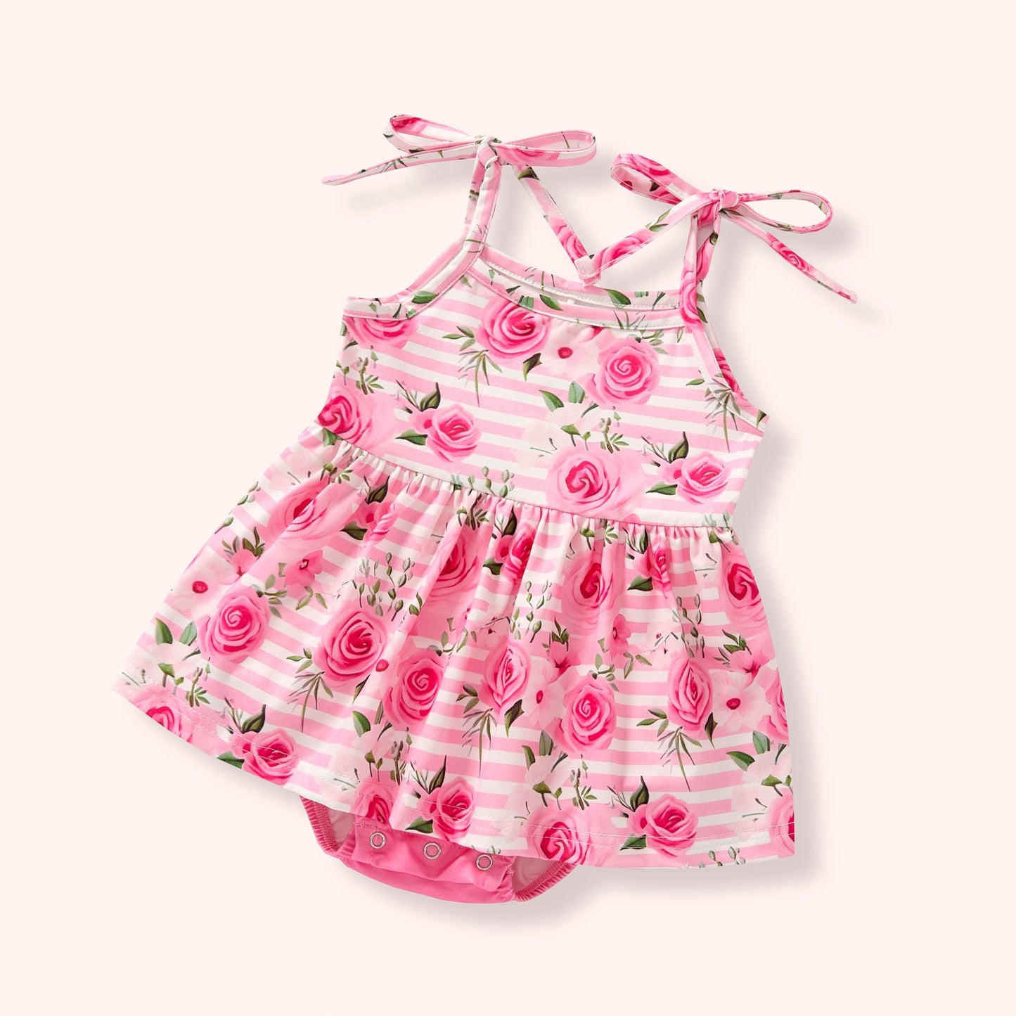 Pink Posies Infant Romper