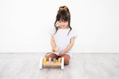 Wooden Hammer Bench Toy, Learning Toy