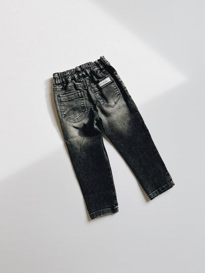 Stretch Denim - Faded Black