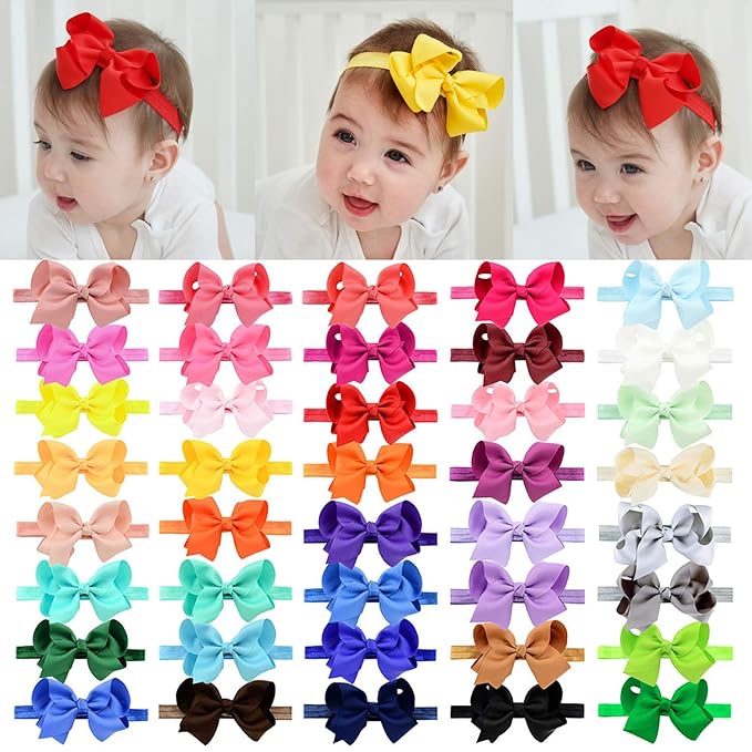 Infant Headband Bows