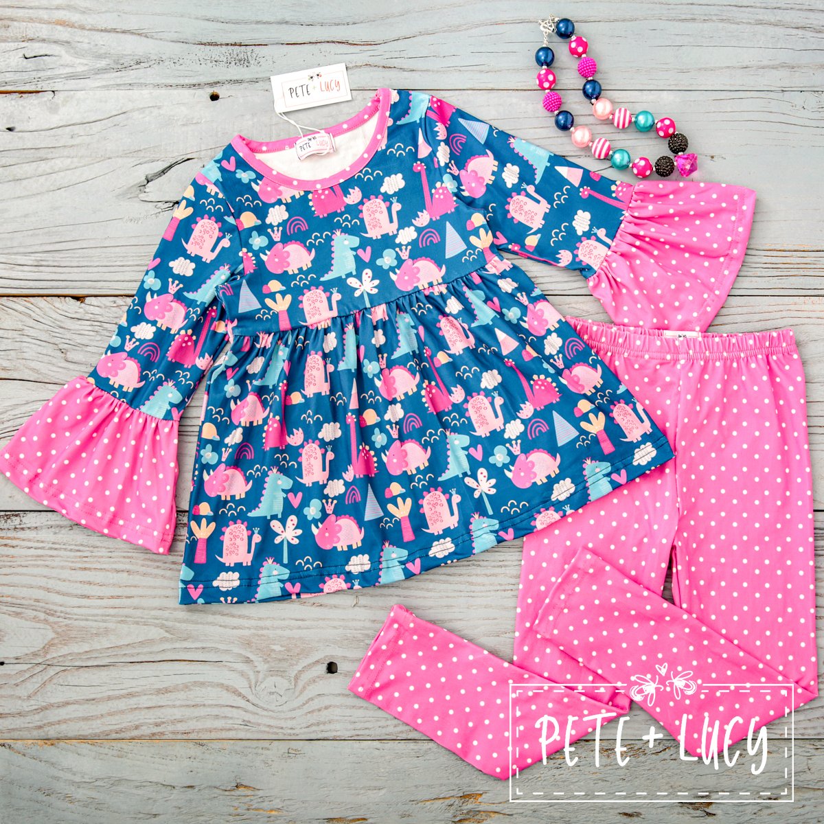 Fun with Dinos 2pc Pant Set