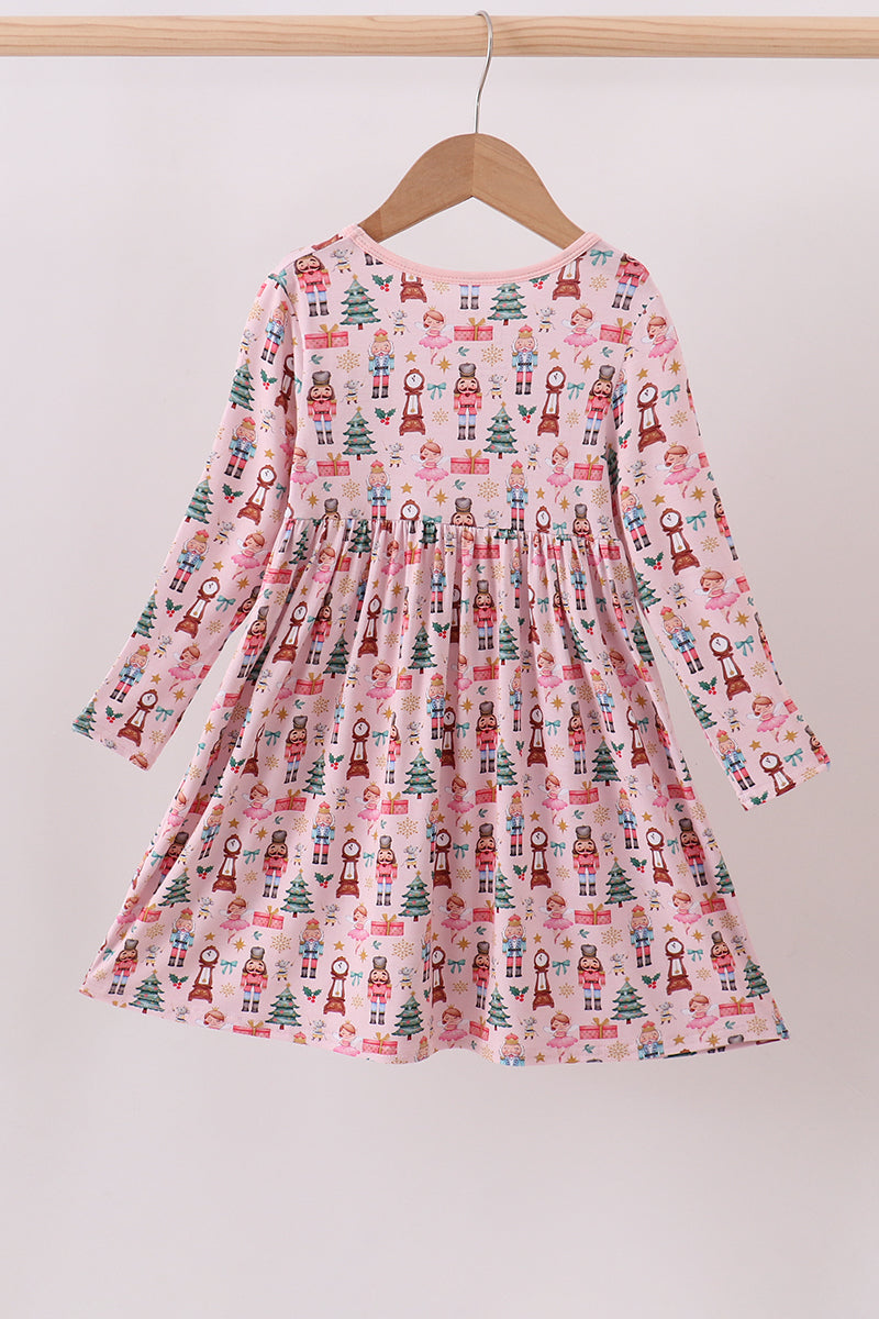Nutcracker print bamboo dress