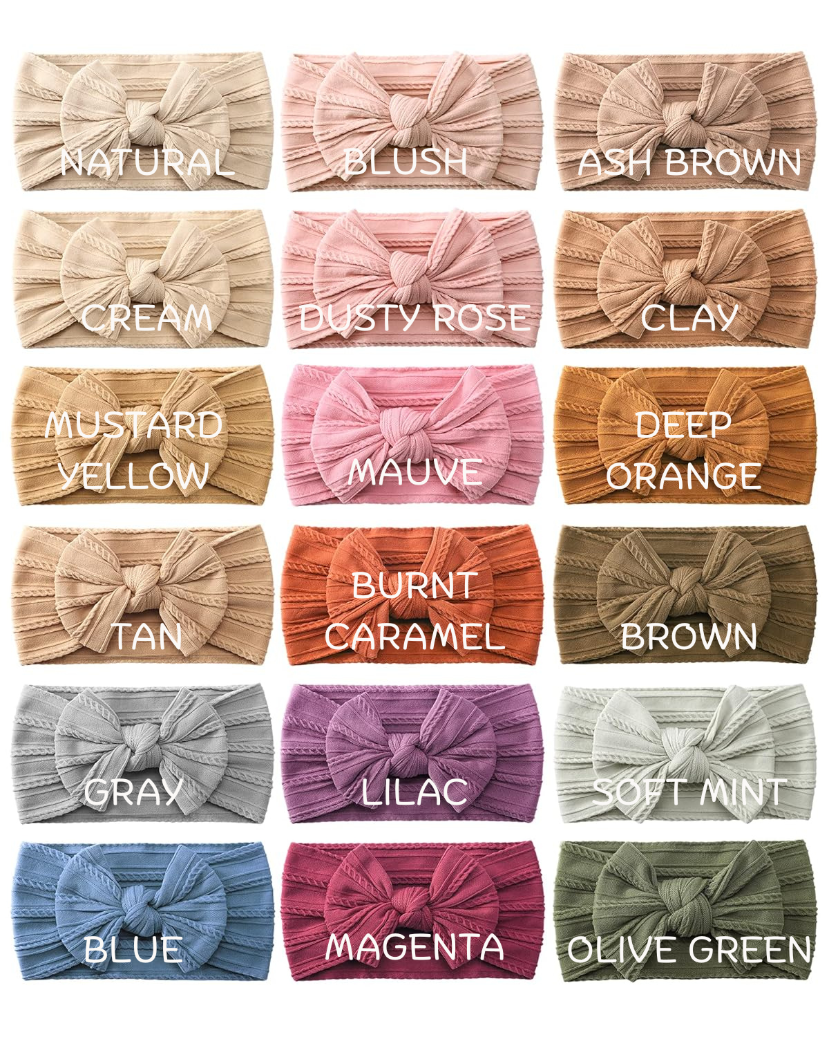 Baby Nylon Bow Headbands