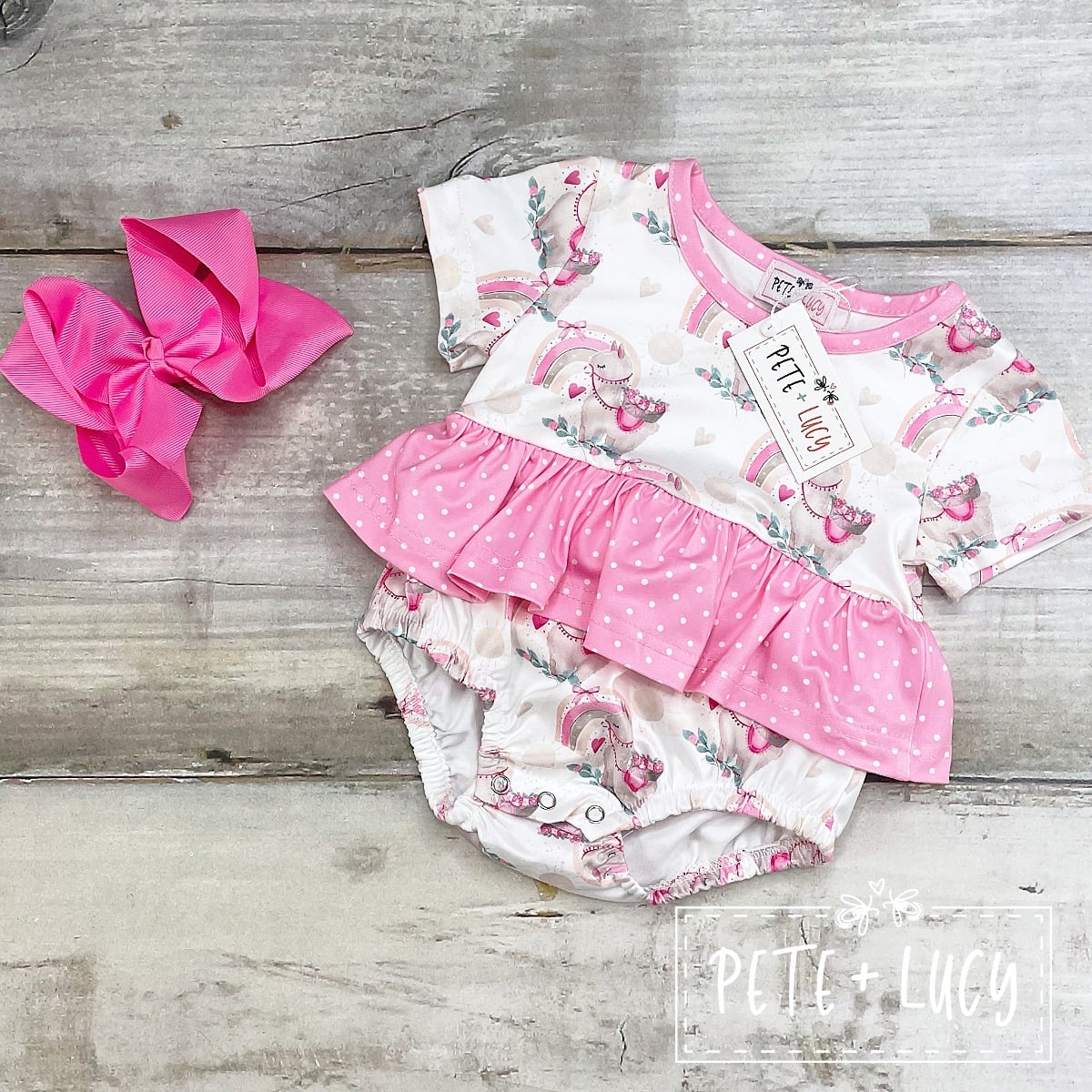 Pretty Llama Romper