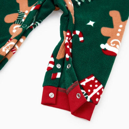 Christmas Pajamas - Fleece Gingerbread Man