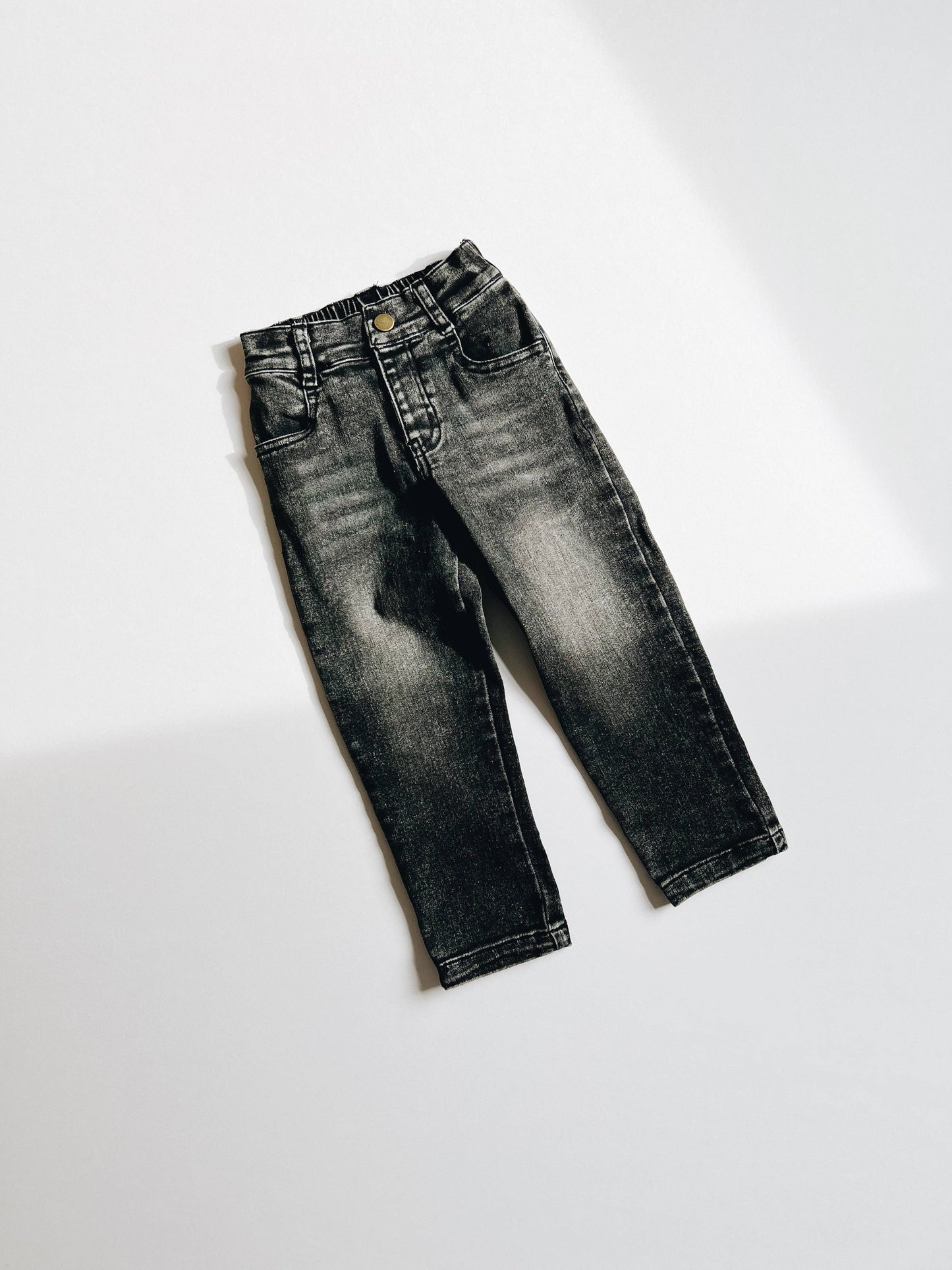 Stretch Denim - Faded Black