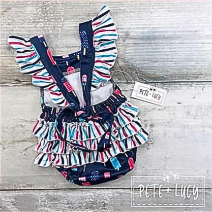 Patriotic Popsicle Infant Romper