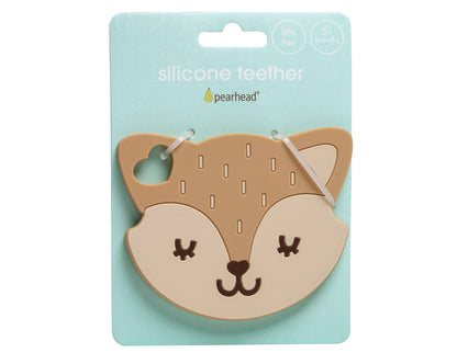 Fox Silicone Teether, BPA Free