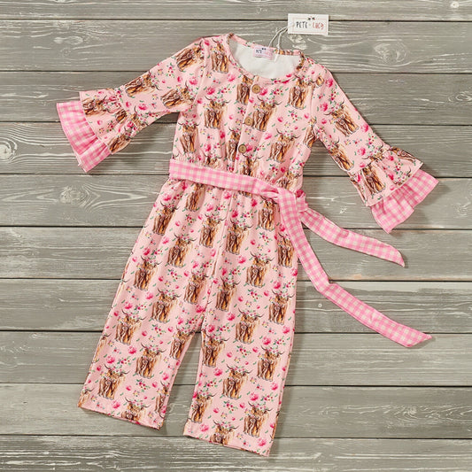 Cows and Roses Jumpsuit