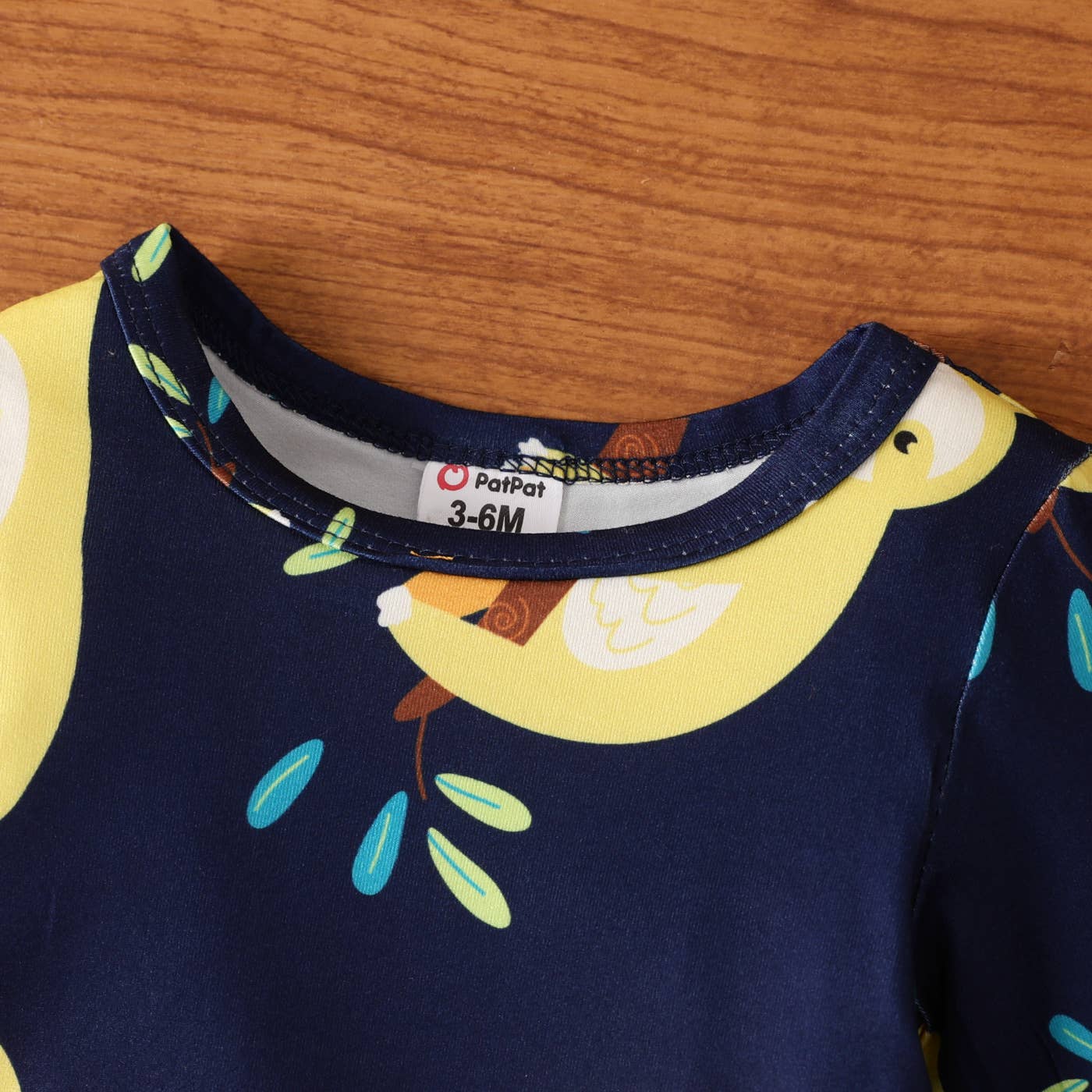 Cartoon Sloth Infant Long-sleeve Jumpsuit