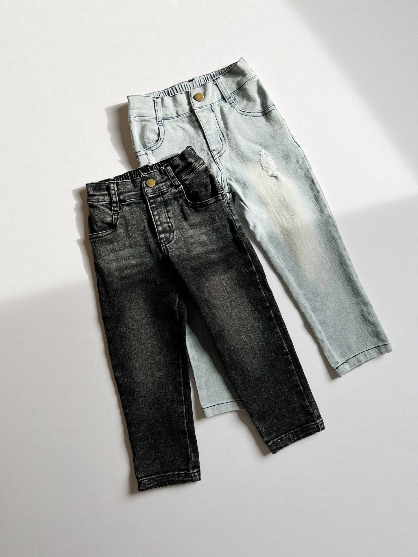 Stretch Denim - Slate Gray