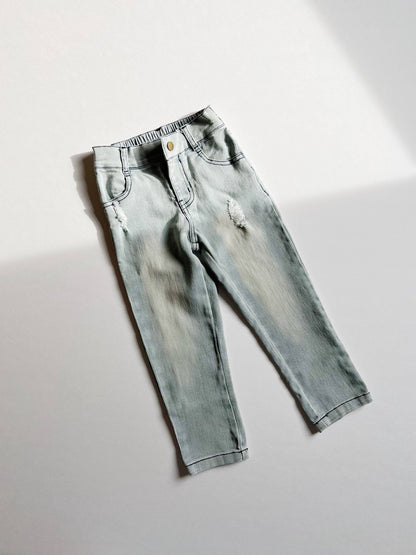 Stretch Denim - Slate Gray