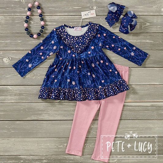 Midnight Blooms 2pc Set