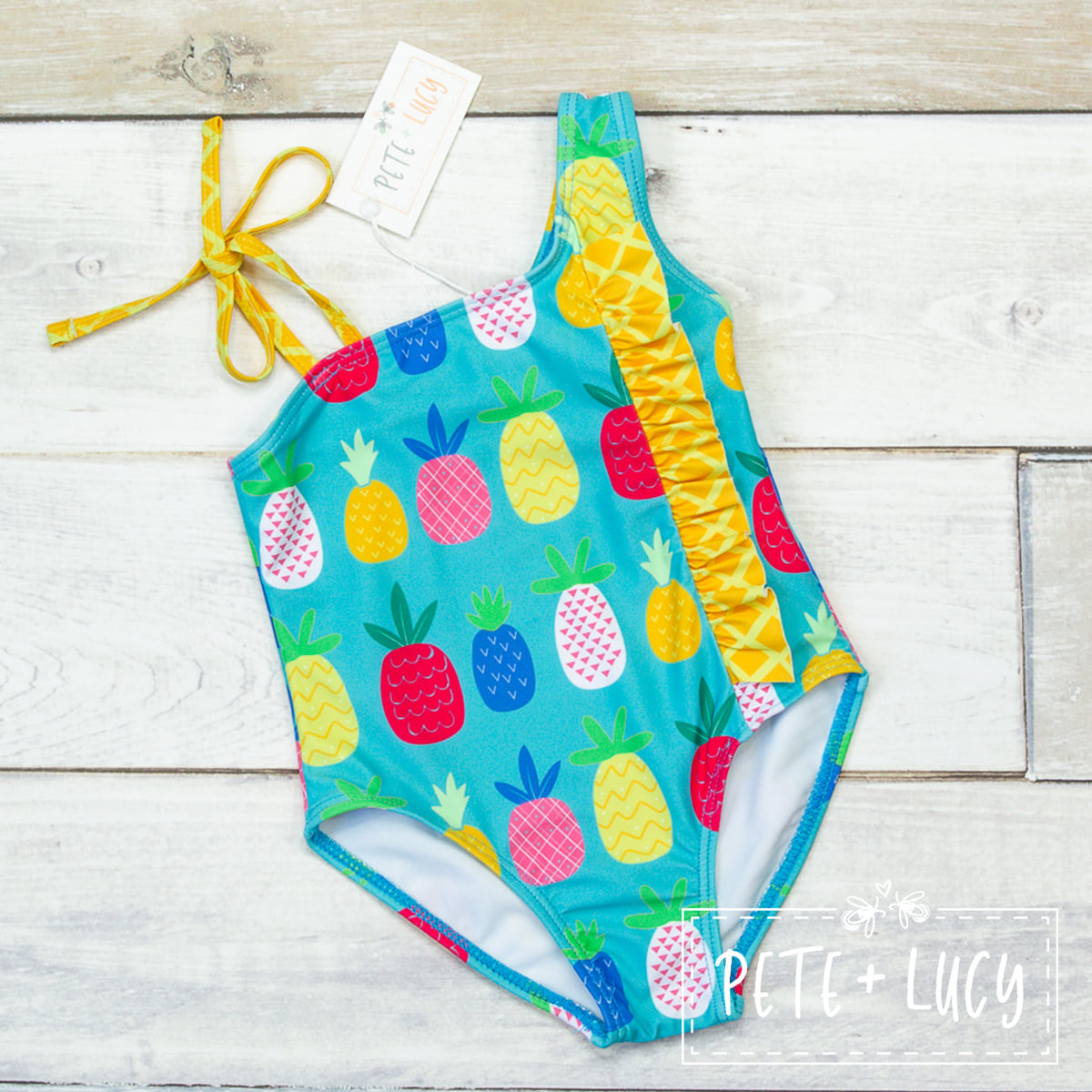 Pineapple in the Sun 1pc Swim Suit