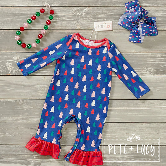 Plaid Christmas Infant Romper